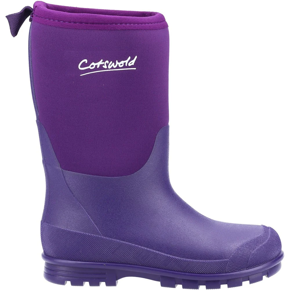 Cotswold Hilly Neoprene Childrens Wellington Boot - Image 4