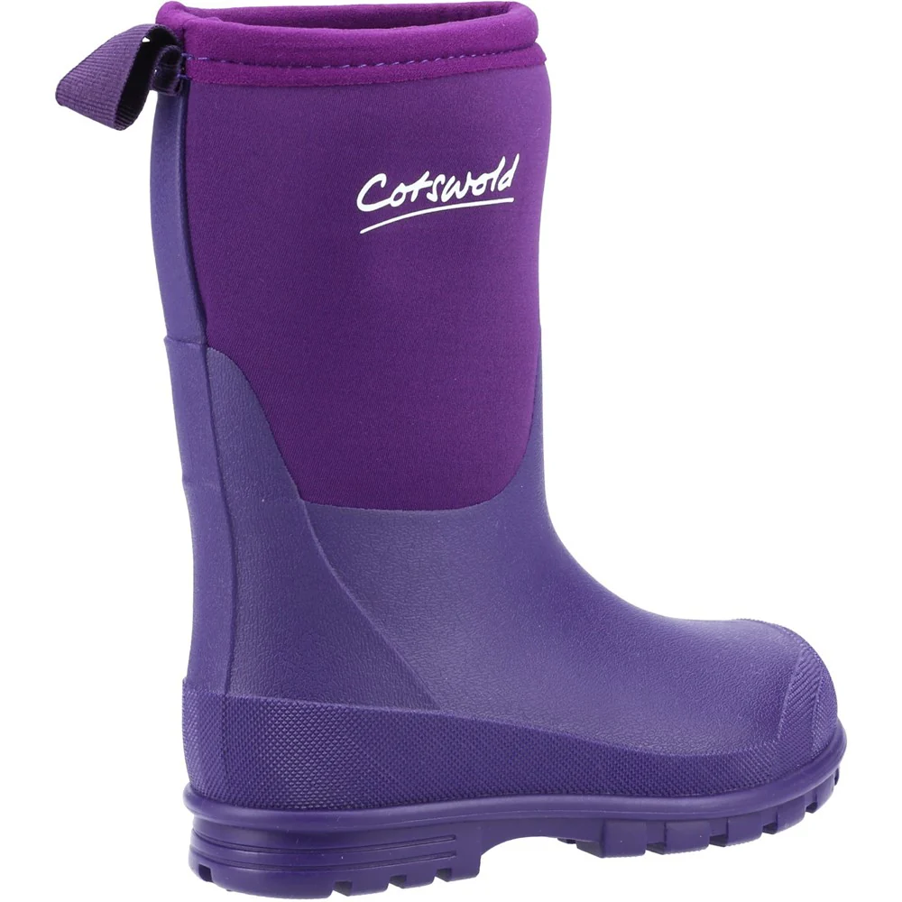 Cotswold Hilly Neoprene Childrens Wellington Boot - Image 2