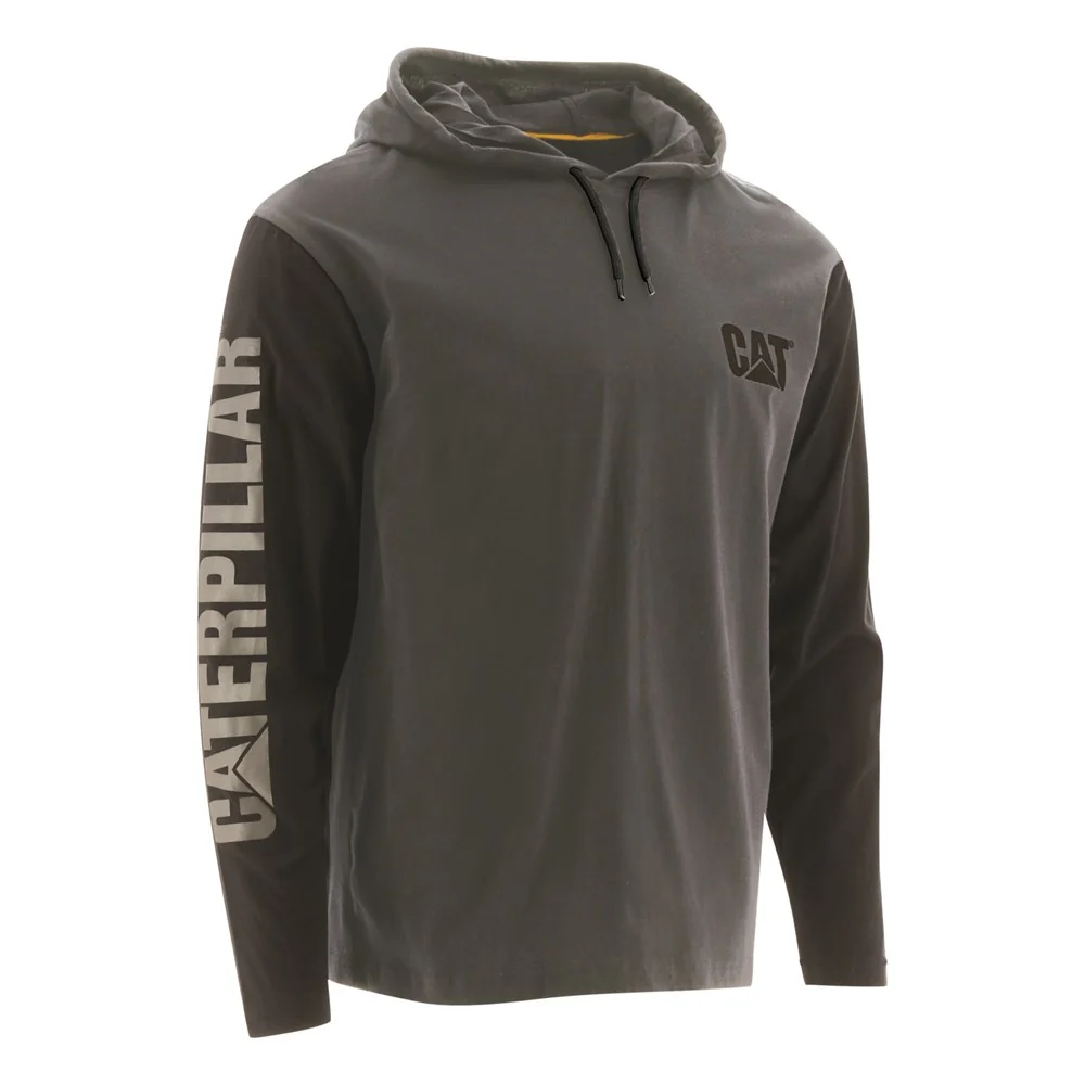 Caterpillar Hooded Long Sleeve Tee