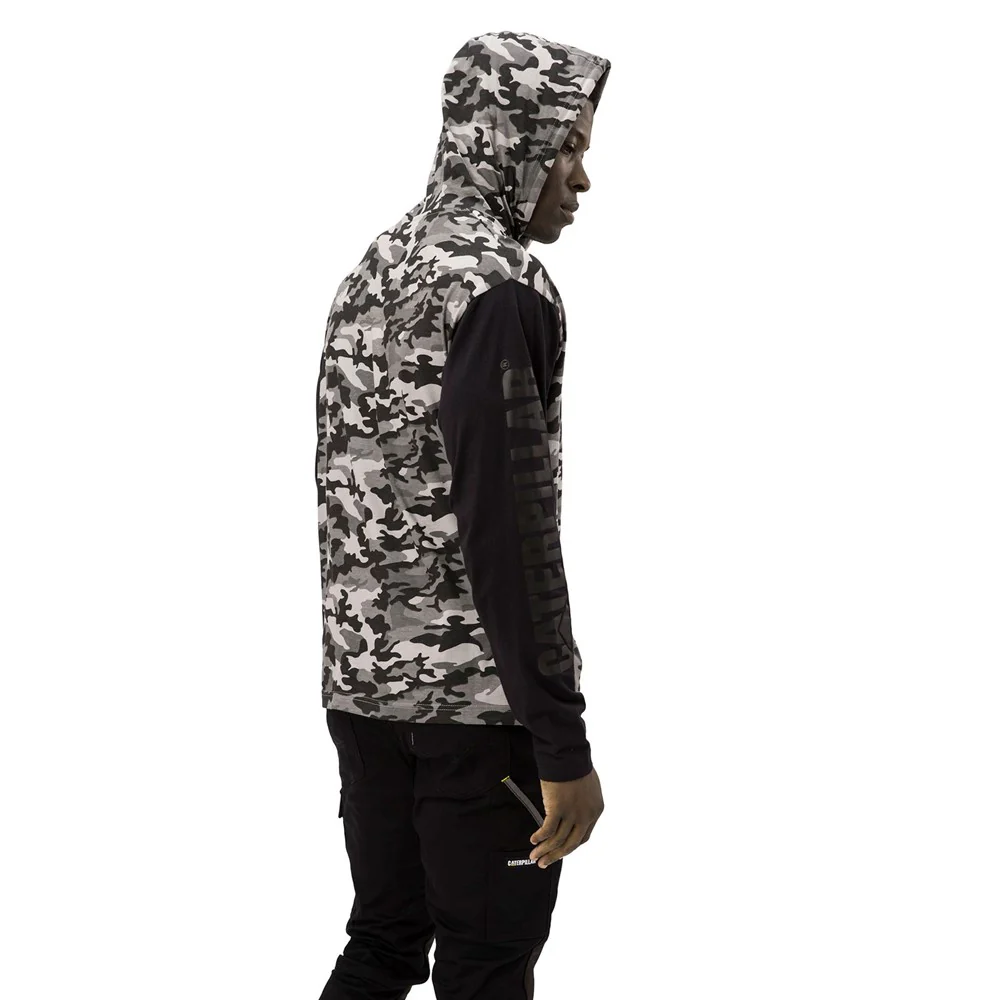 Caterpillar Hooded Long Sleeve Tee - Image 2