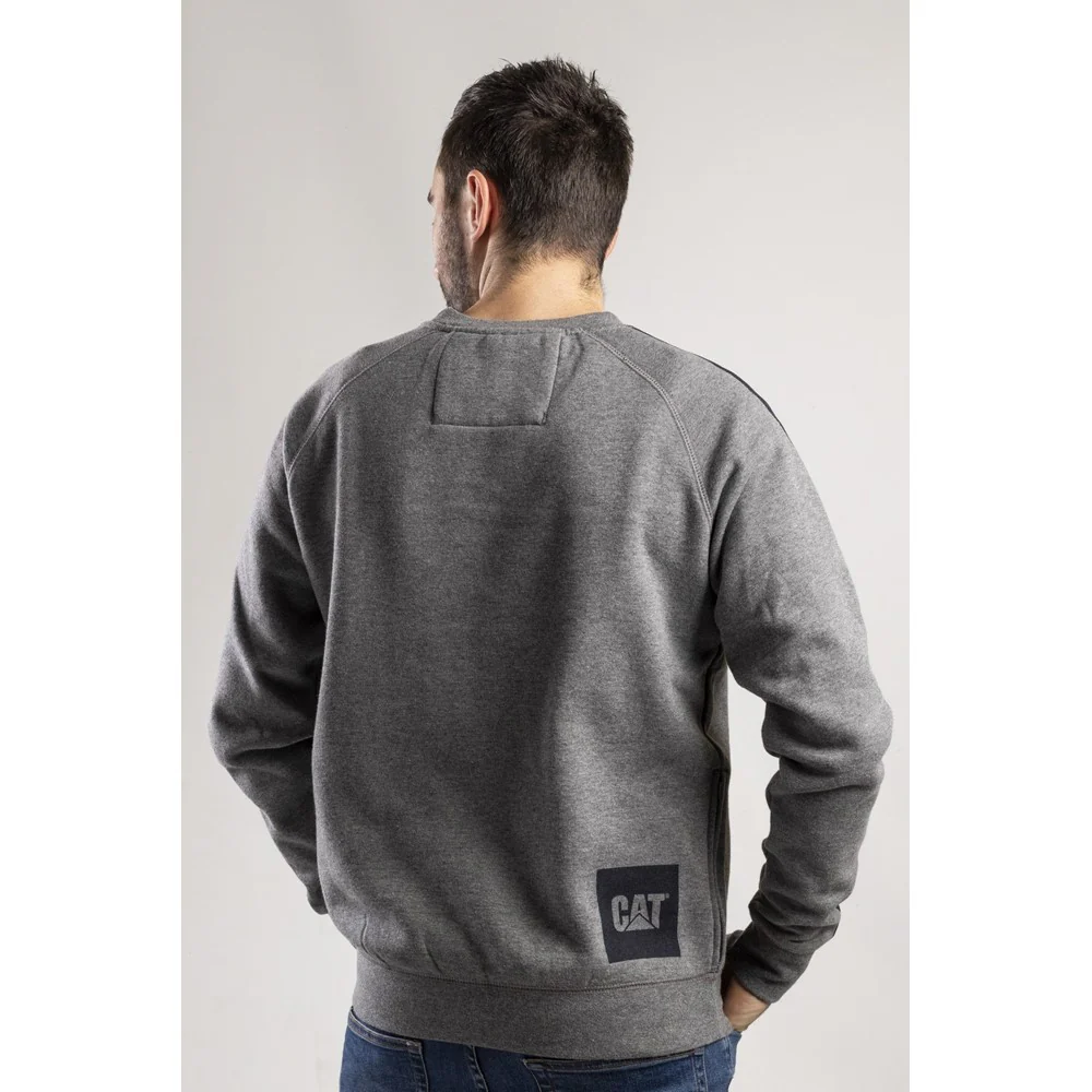 Caterpillar Icon Stripe Crew Neck Sweater - Image 4