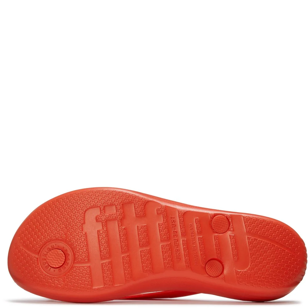 Fitflop iQushion Glossy-Button Flip-Flops - Image 2