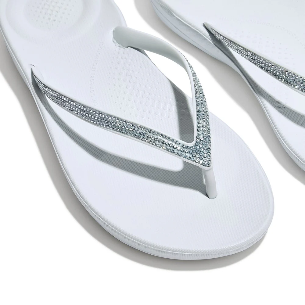 Fitflop iQushion Ombre Sparkle Flip Flops - Image 5