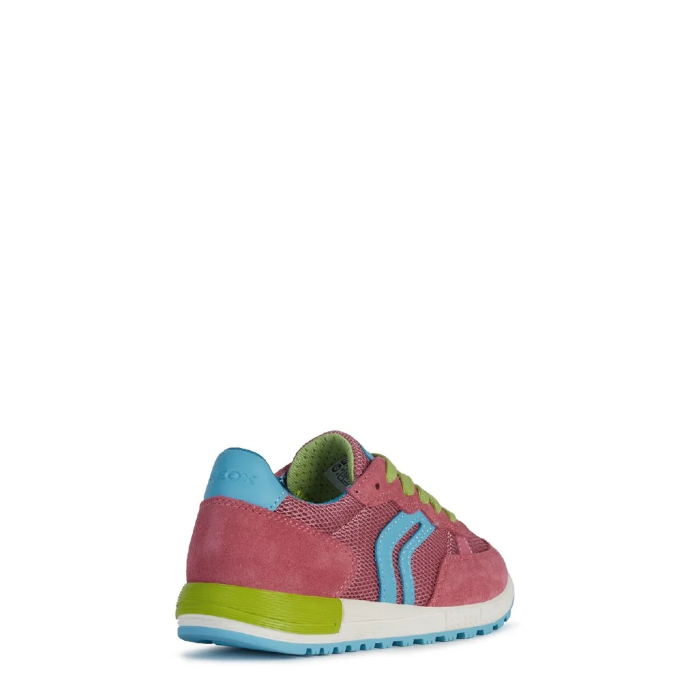 Geox J Alben Girl B Lace Up Trainer - Image 2