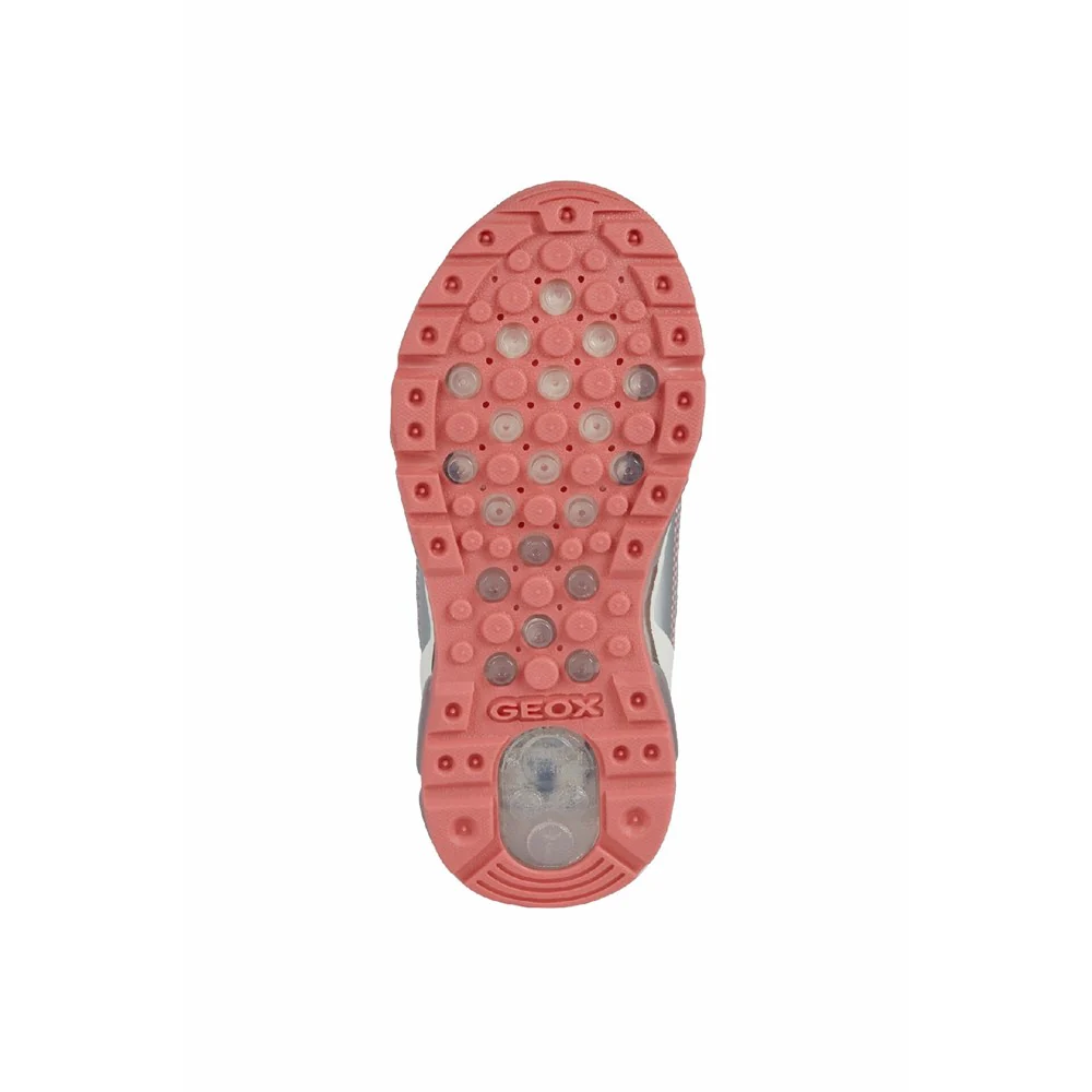 Geox J Android Girl C Lace up and Touch Fastening Trainer - Image 3
