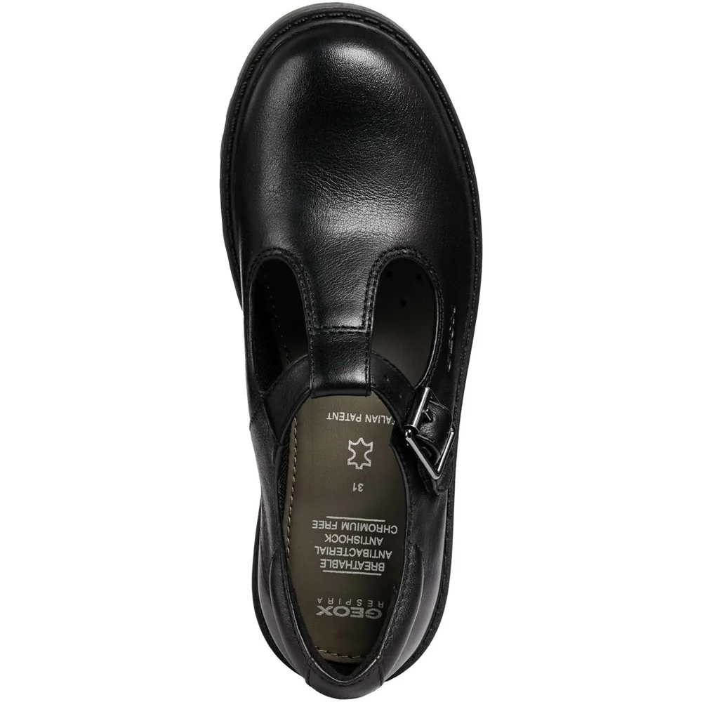 Geox J Casey G. E Buckle Junior School Shoes - Image 6