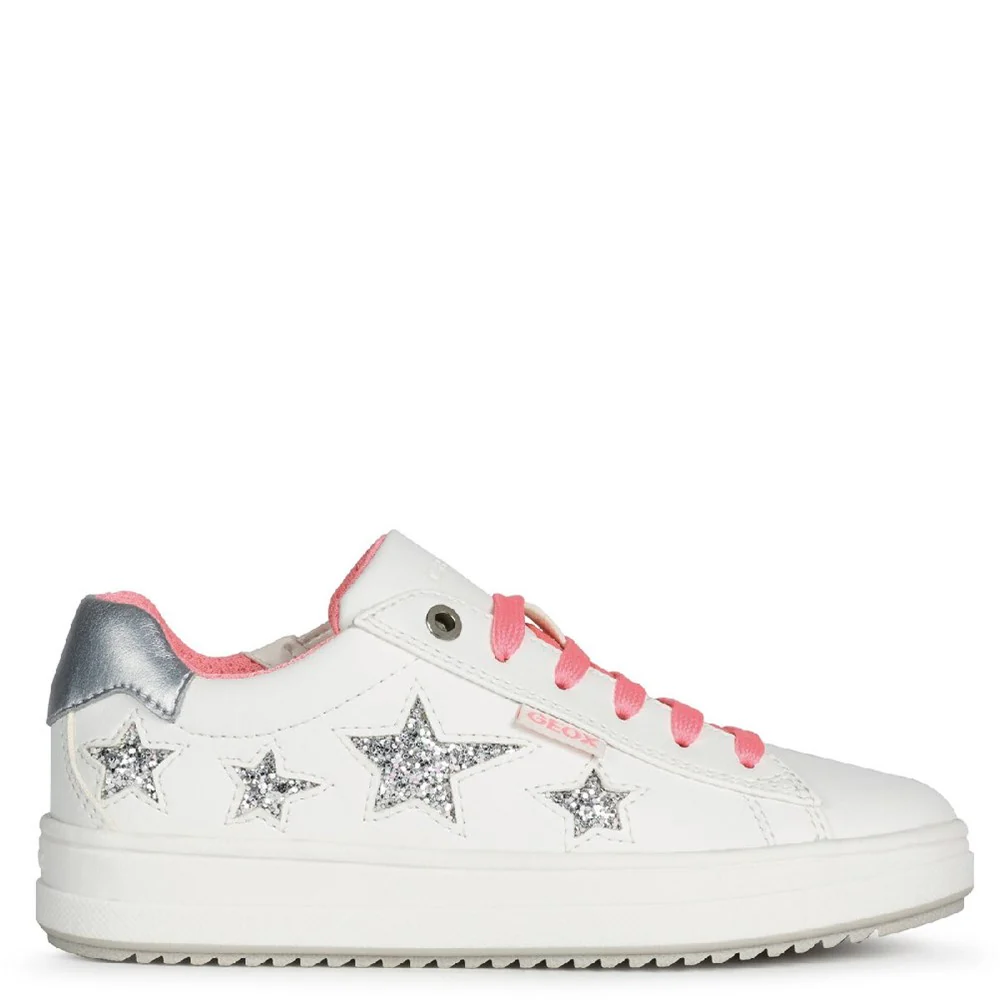 Geox J Rebecca Girl B Lace Up Trainer - Image 4