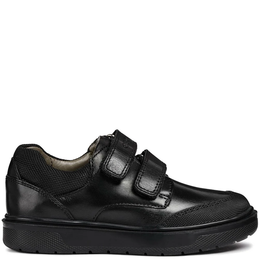 Geox J Riddock B. F Touch Fastening Junior School Shoes - Image 4