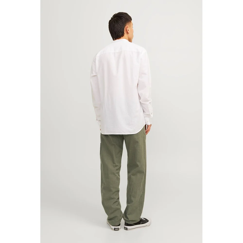 Jack & Jones Linen blend relaxed fit trousers - Image 2