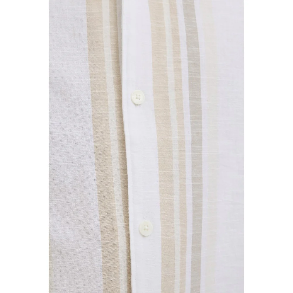 Jack & Jones Premium revere collar linen shirt - Image 7