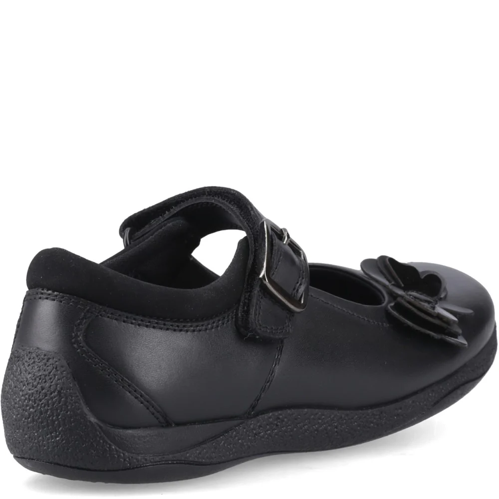 Hush Puppies Julie Ballerina Junior School Shoes - Image 2