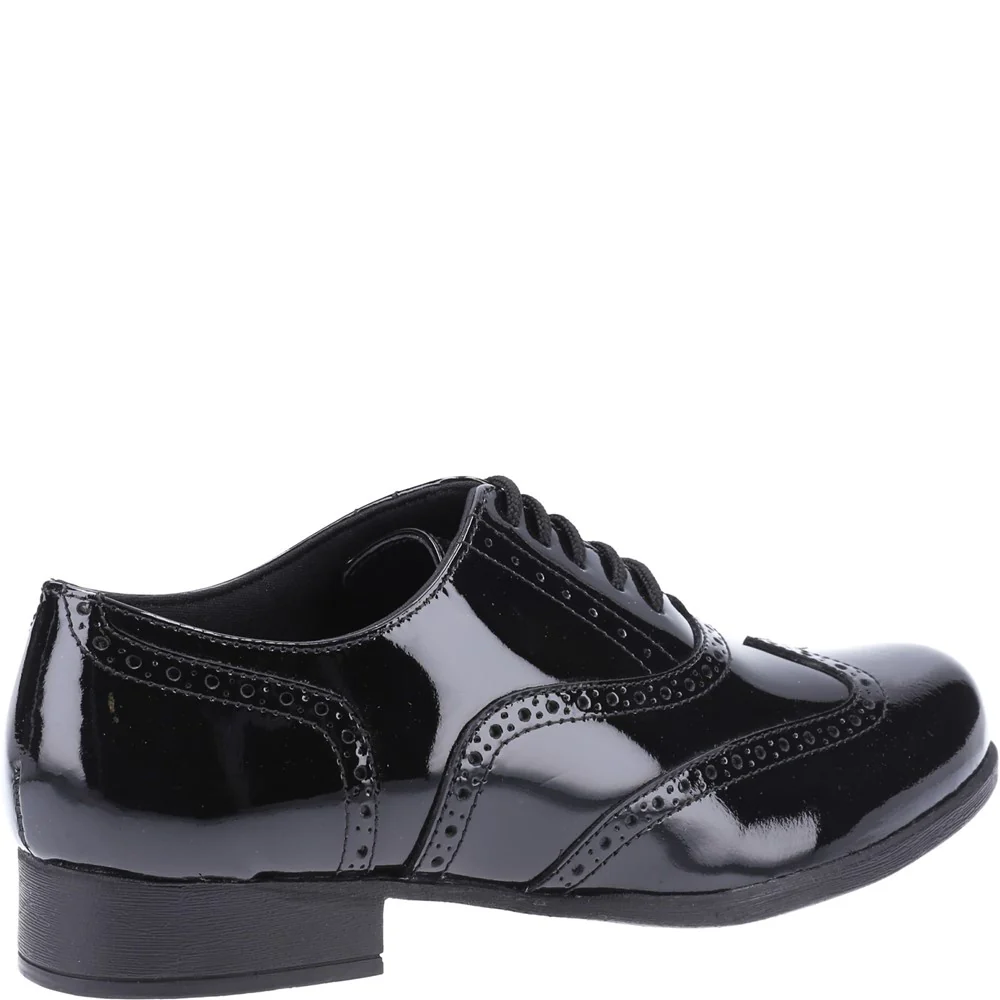 Hush Puppies Kada Patent Senior School Shoes - Image 2