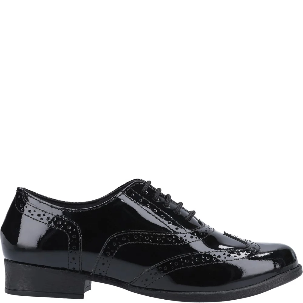 Hush Puppies Kada Patent Senior School Shoes - Image 4