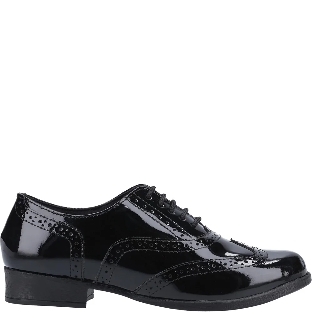 Hush Puppies Kada Patent Senior School Shoes - Image 4