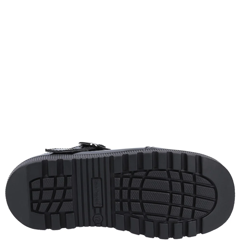 Hush Puppies Kerry Senior Patent School Shoes - Image 3