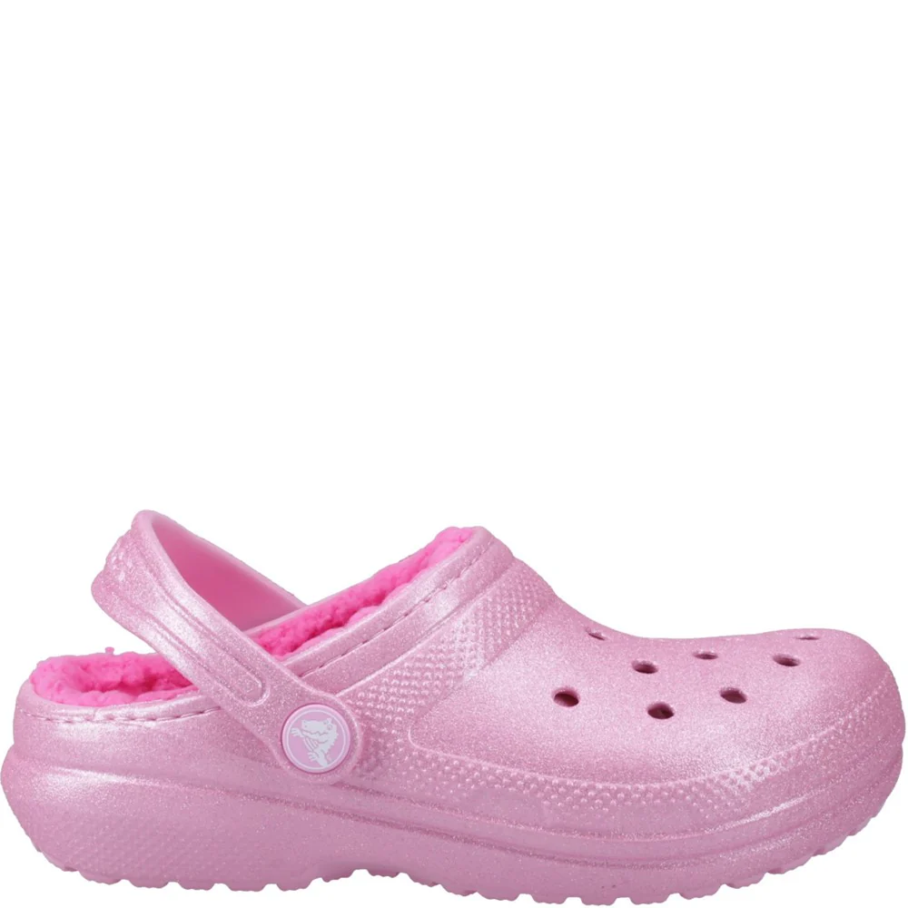Crocs Kids Classic Glitter Lined Clog - Image 5