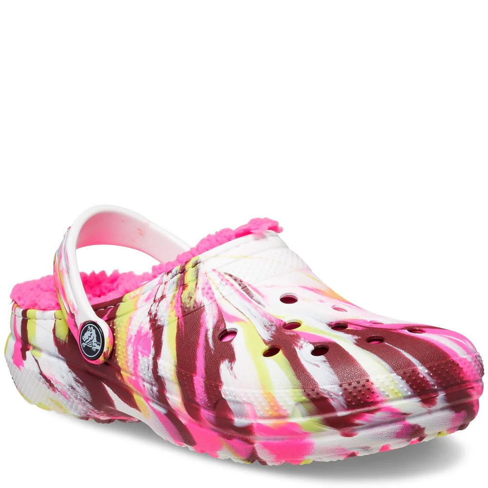 Crocs Kids Classic Lined Marbled Clog