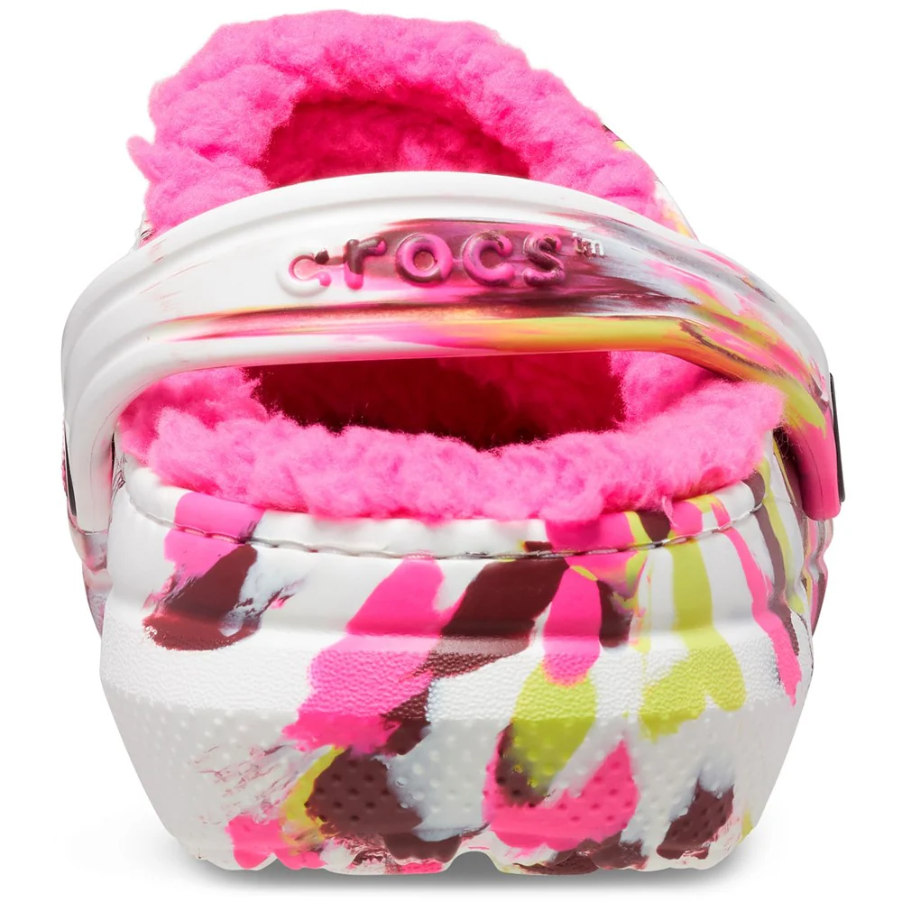 Crocs Kids Classic Lined Marbled Clog - Image 2