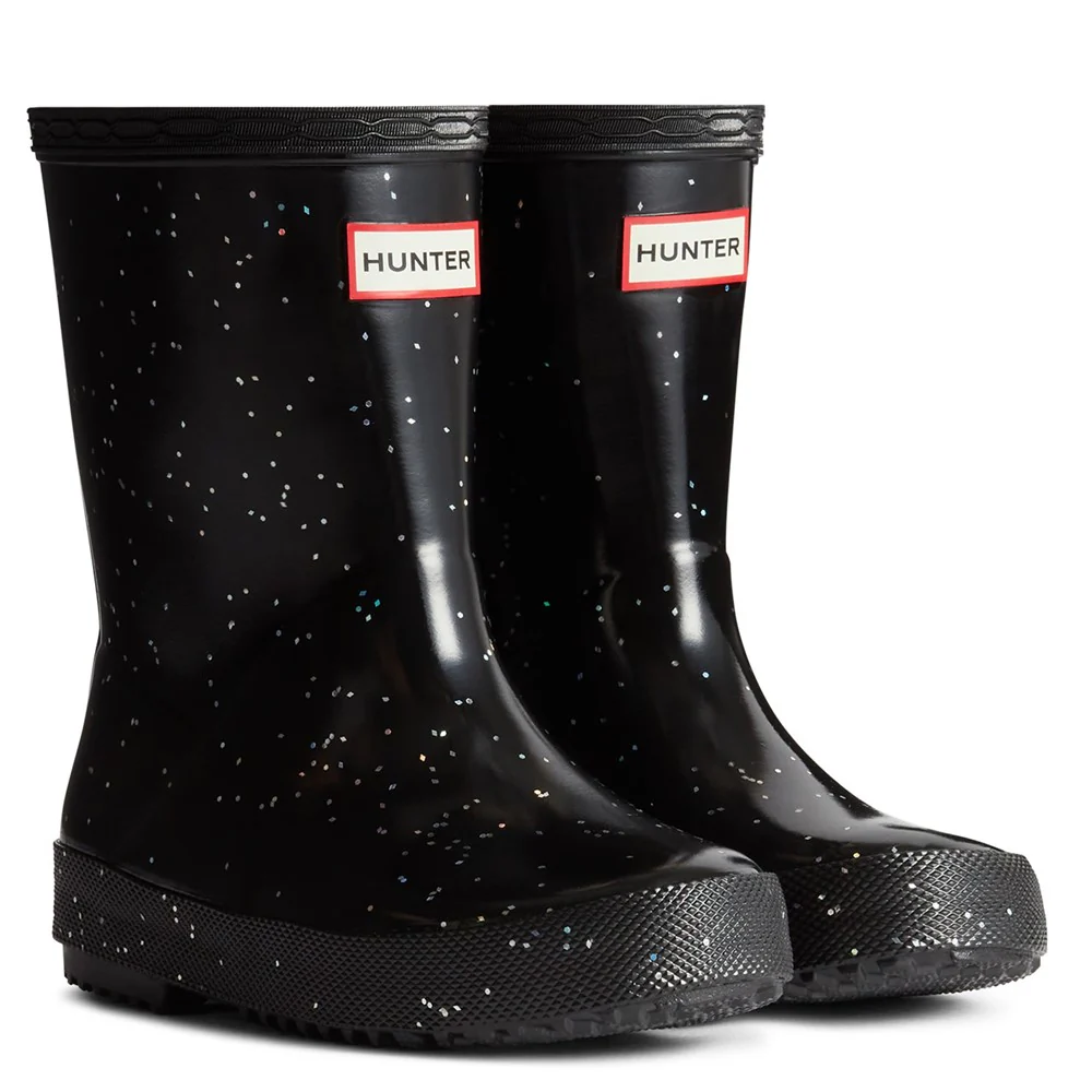 Hunter Kids First Giant Glitter Wellington