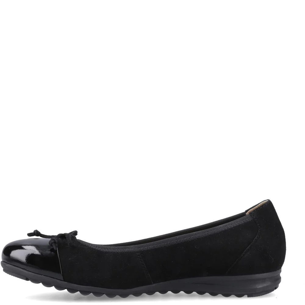 Hush Puppies Laurie Toe Cap Ballerina - Image 4
