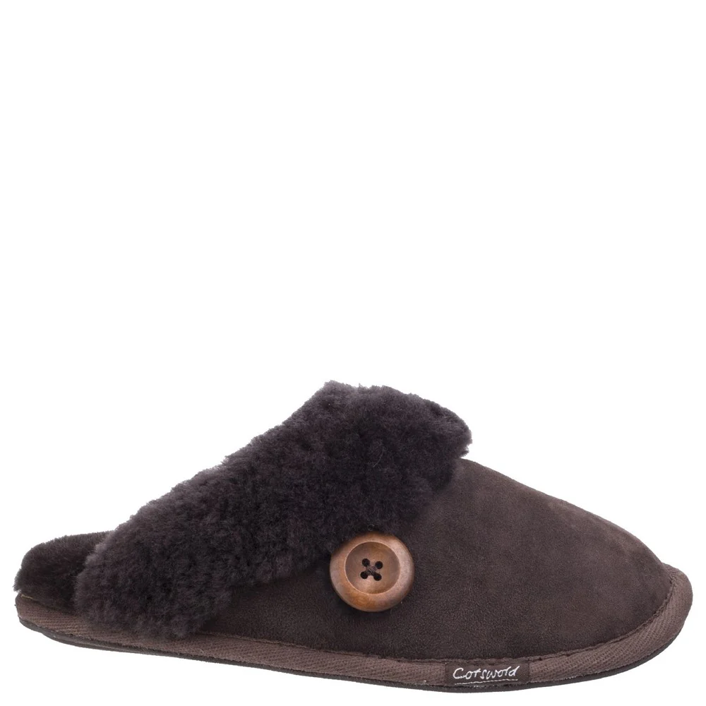 Cotswold Lechlade Sheepskin Mule Slipper - Image 4
