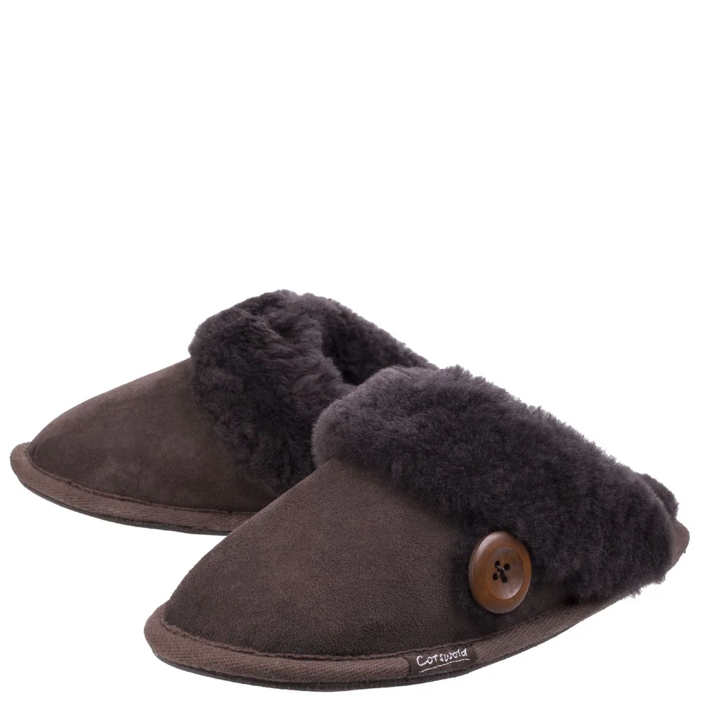 Cotswold Lechlade Sheepskin Mule Slipper - Image 5