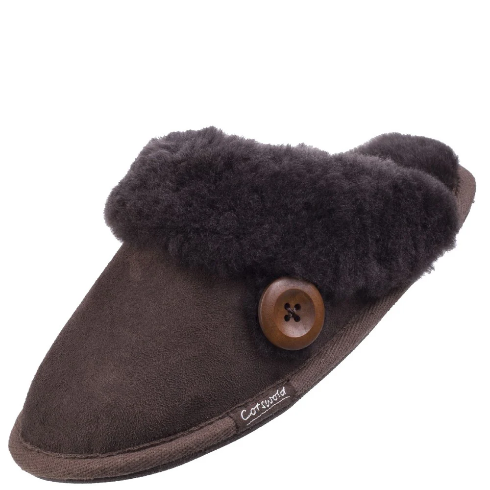 Cotswold Lechlade Sheepskin Mule Slipper - Image 6