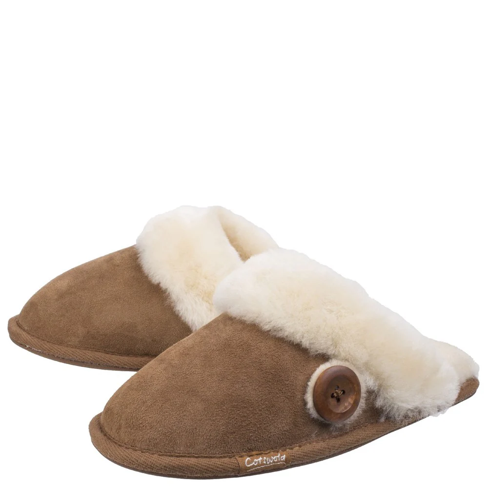 Cotswold Lechlade Sheepskin Mule Slipper - Image 5