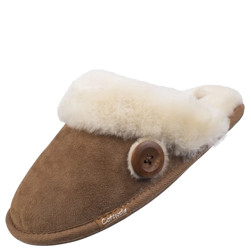 Cotswold Lechlade Sheepskin Mule Slipper - Image 6