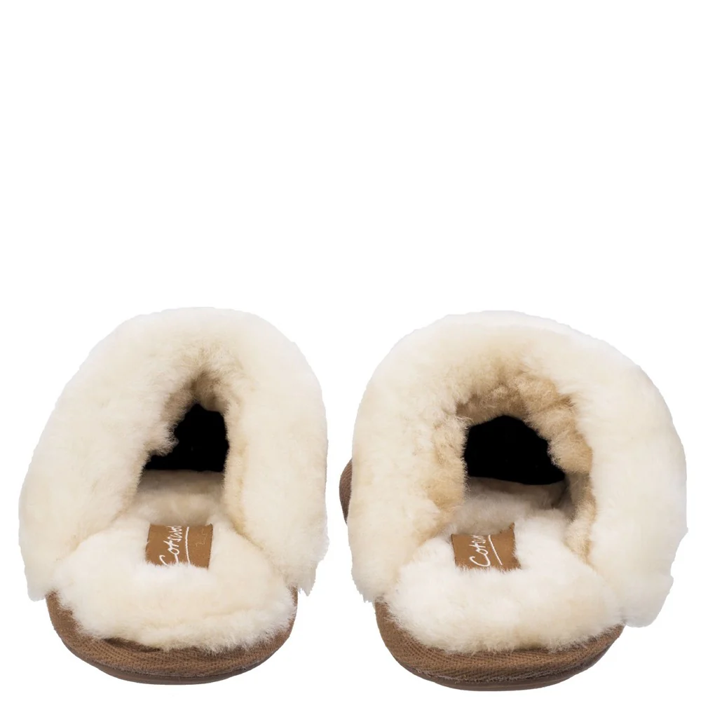 Cotswold Lechlade Sheepskin Mule Slipper - Image 7
