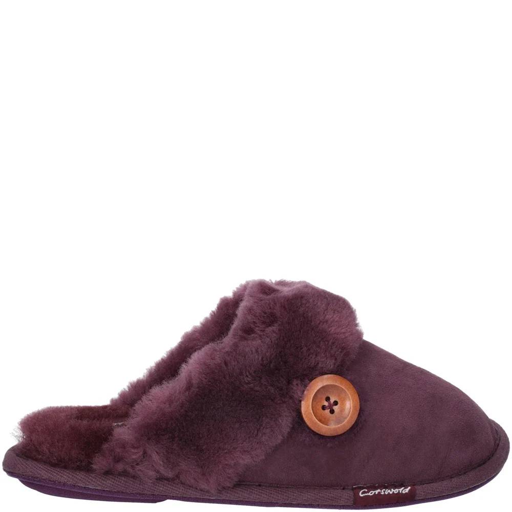 Cotswold Lechlade Sheepskin Mule Slipper - Image 4