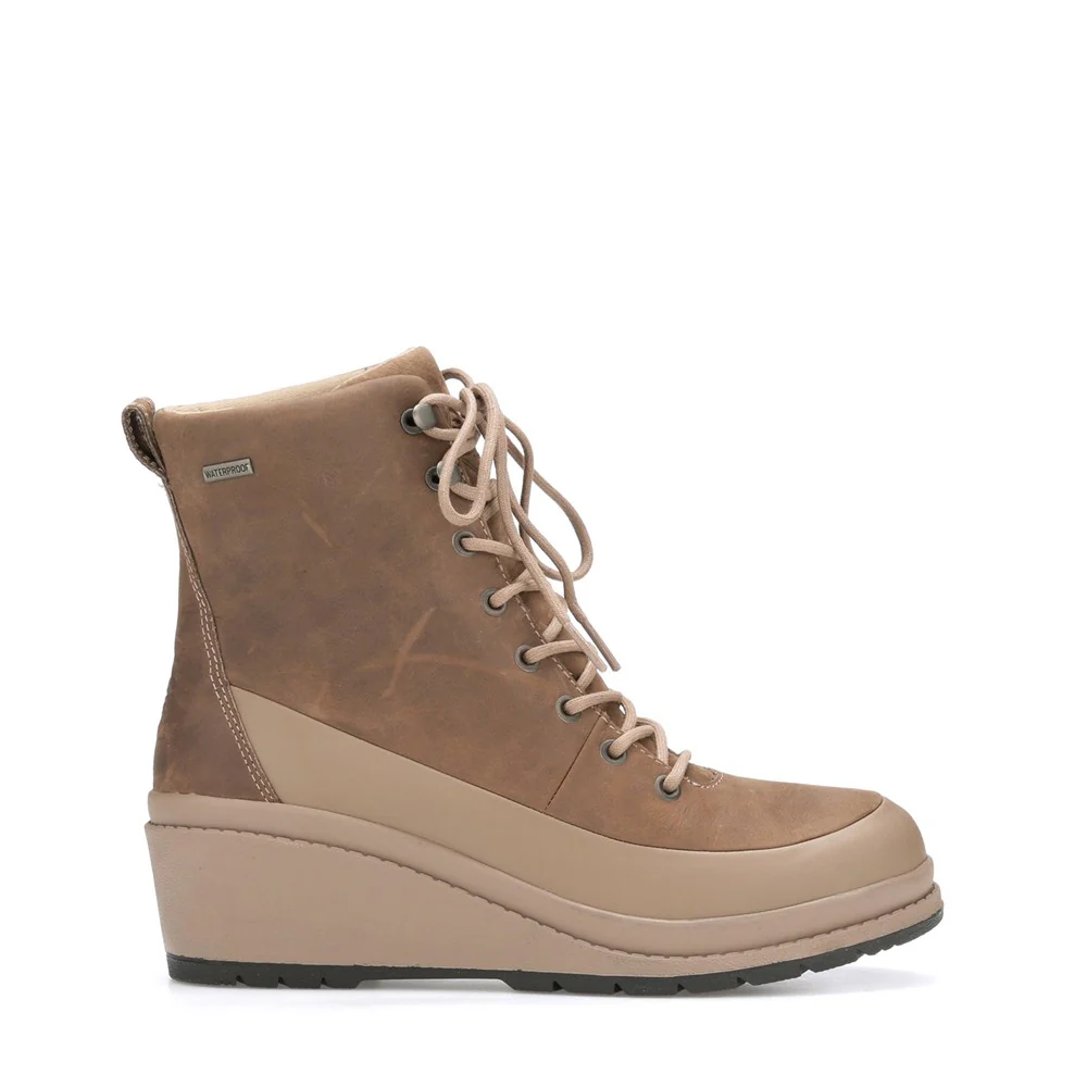Muck Boots Liberty Leather Wedge Ankle Boots - Image 8