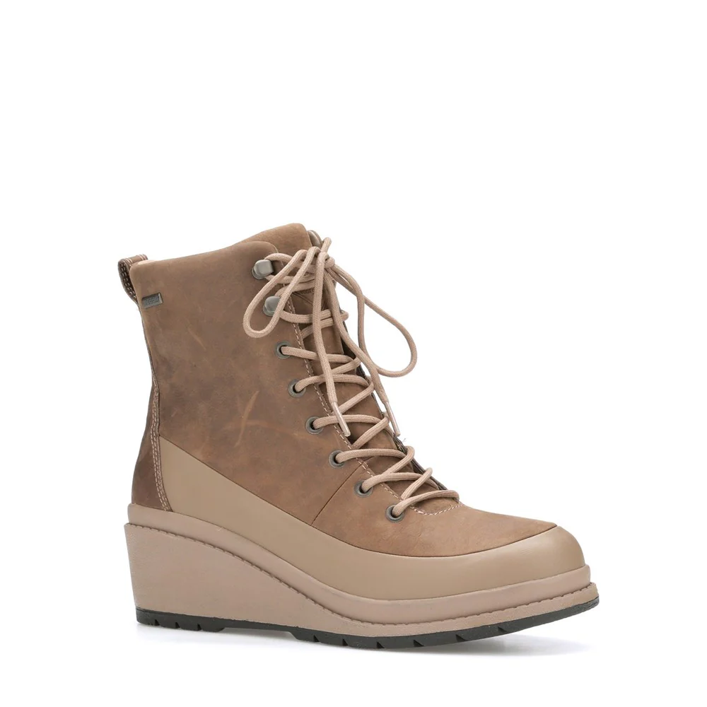 Muck Boots Liberty Leather Wedge Ankle Boots - Image 9