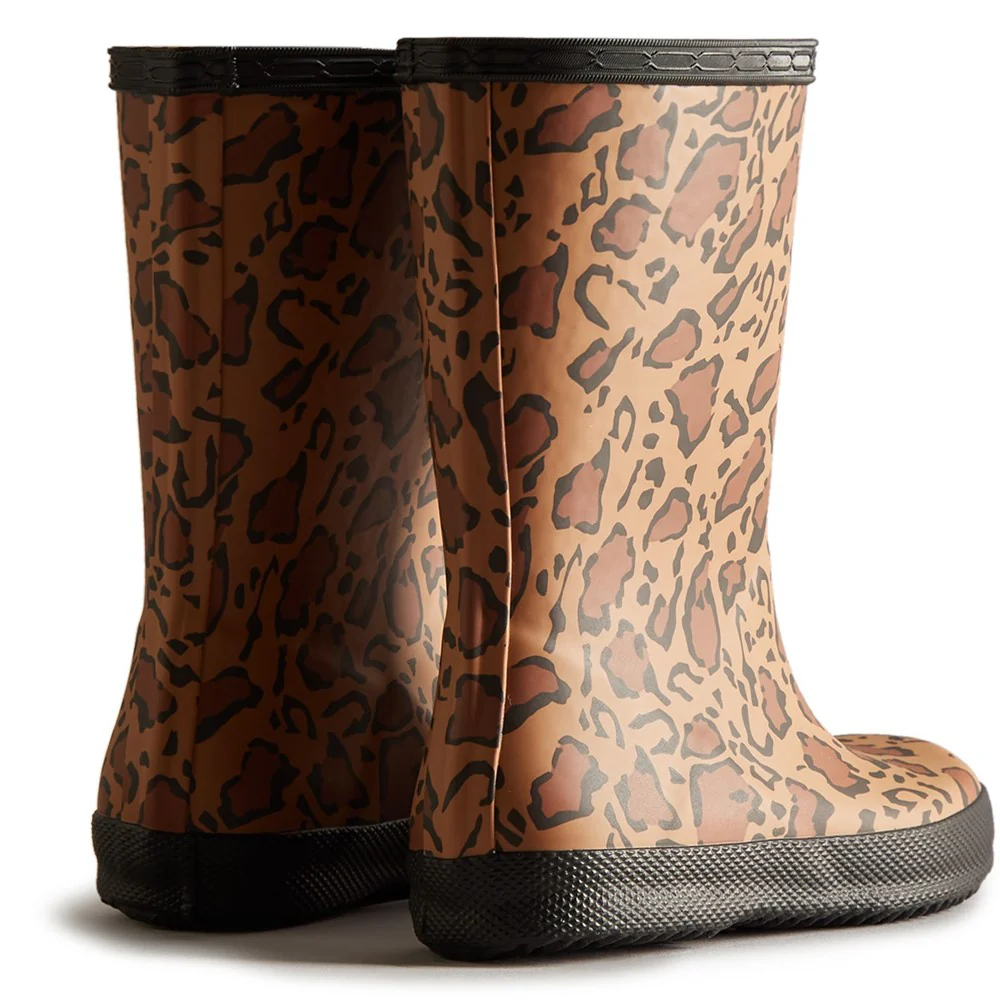 Hunter Little Kids Original First Classic Leopard Print Boot - Image 2