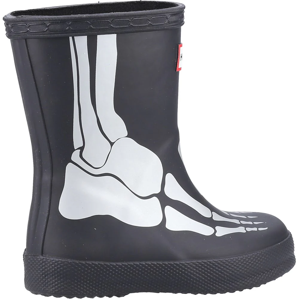 Hunter Little Kids Original First Classic Metallic Skeleton Boot - Image 2