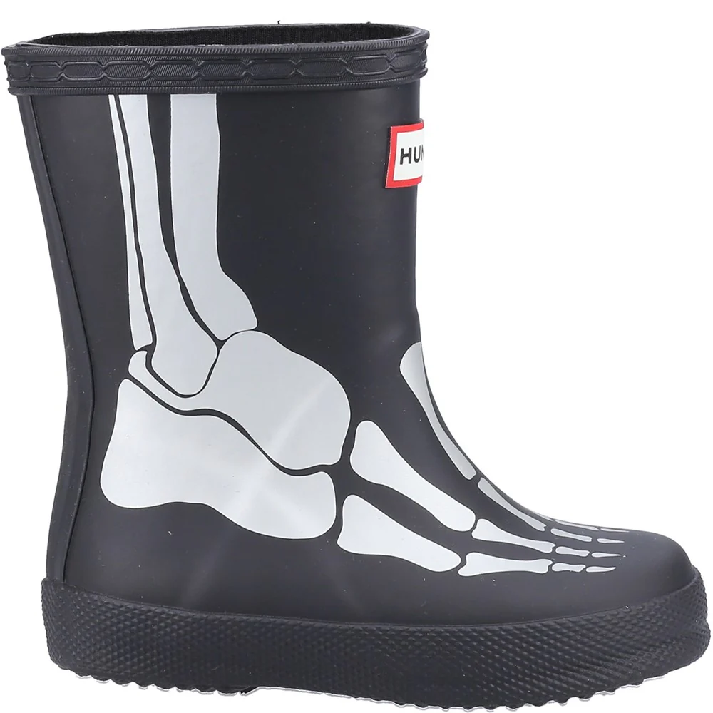 Hunter Little Kids Original First Classic Metallic Skeleton Boot - Image 4