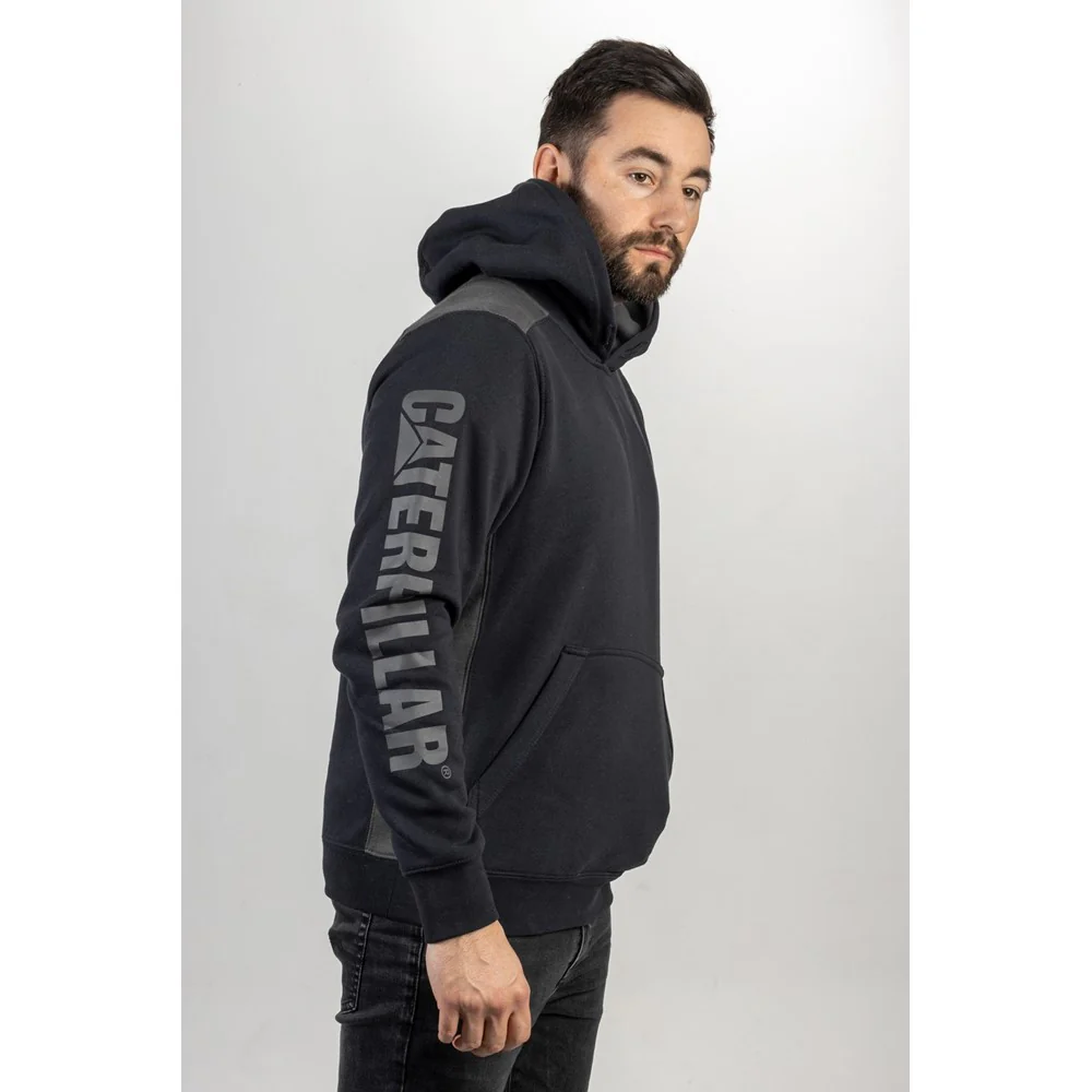 Caterpillar Logo Panel Hooded Sweatshirt - Image 3