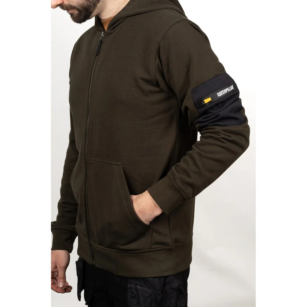 Caterpillar Loopback Full Zip Hoodie - Image 8