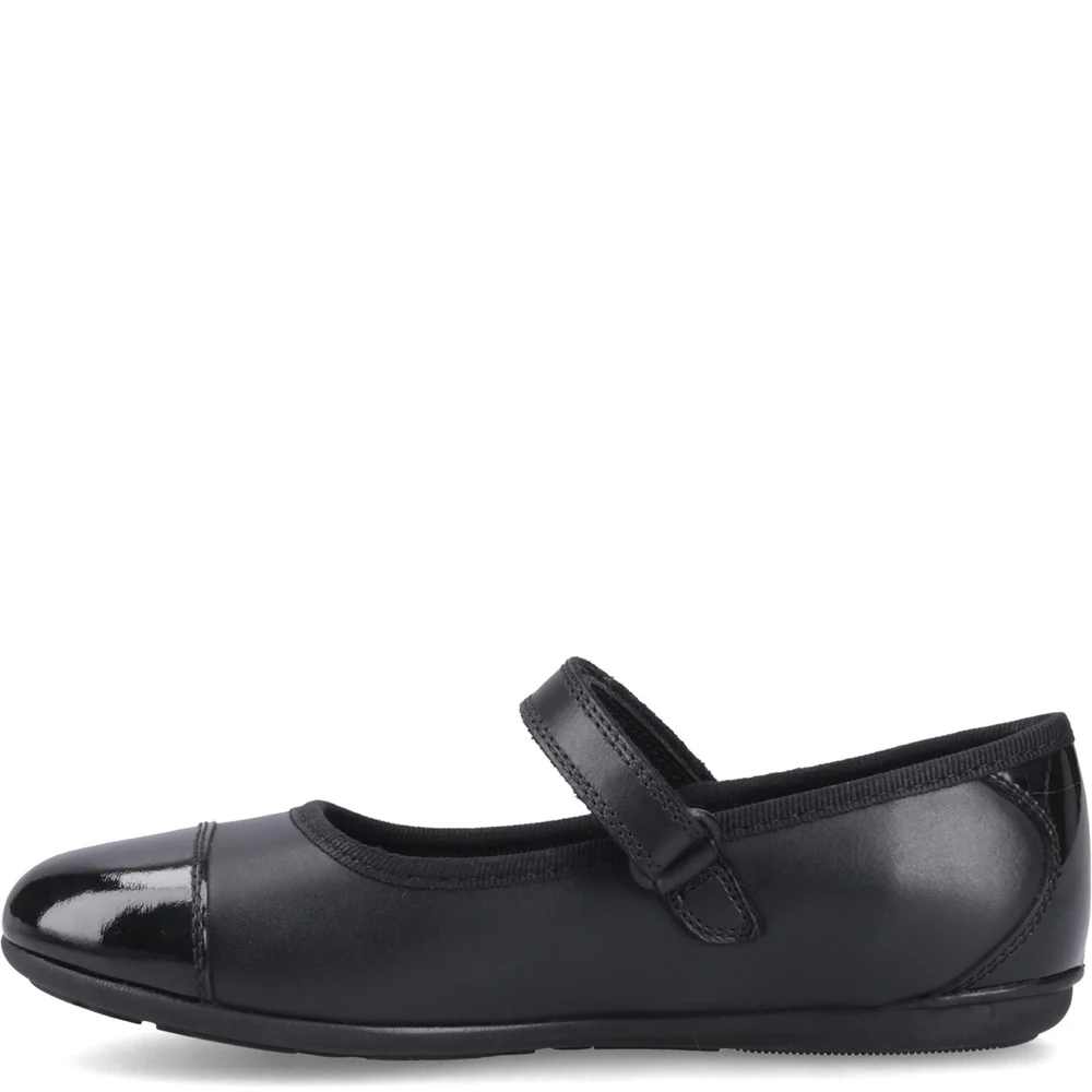 Hush Puppies Lottie Ballerina Junior School Shoes - Image 4