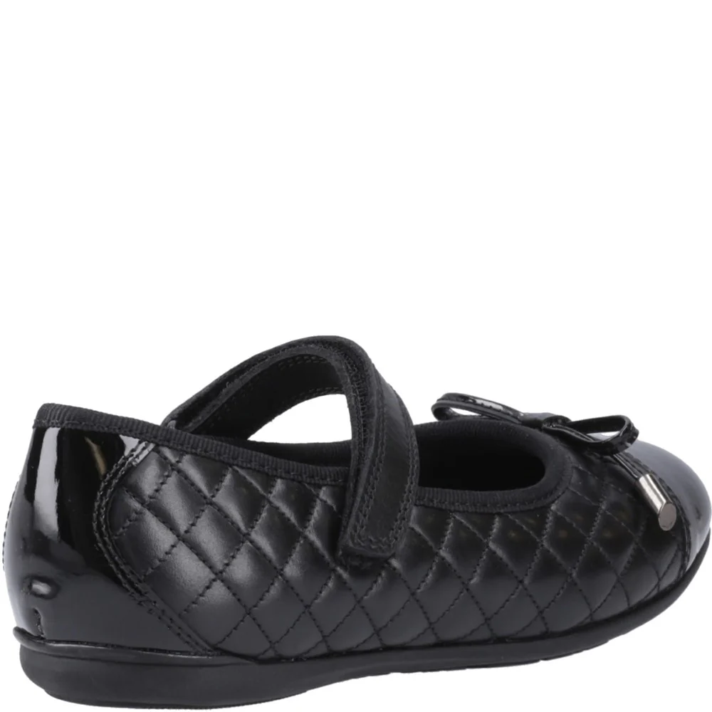 Hush Puppies Lottie Quilt Ballerina Senior School Shoes - Image 2