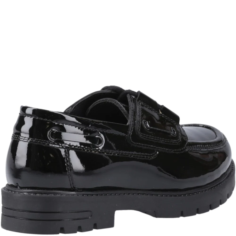 Hush Puppies Lucy Patent Senior School Shoes - Image 2