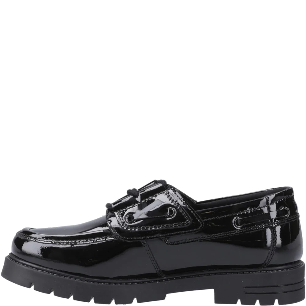 Hush Puppies Lucy Patent Senior School Shoes - Image 4
