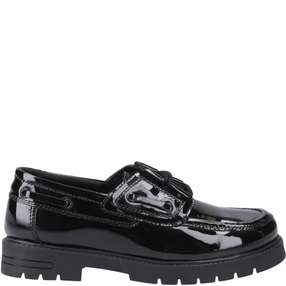Hush Puppies Lucy Patent Senior School Shoes - Image 5