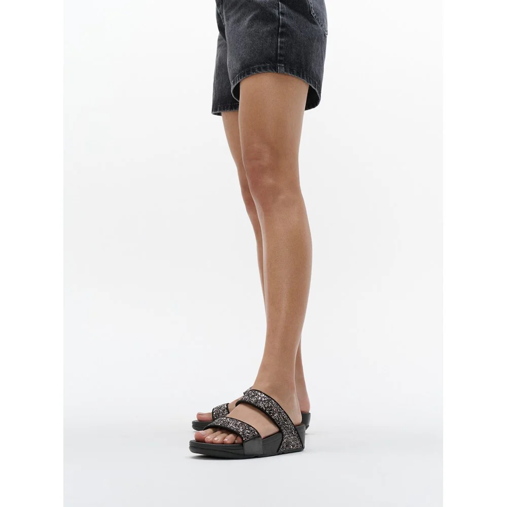 Fitflop Lulu 2 Bar Glitter Sandal - Image 6