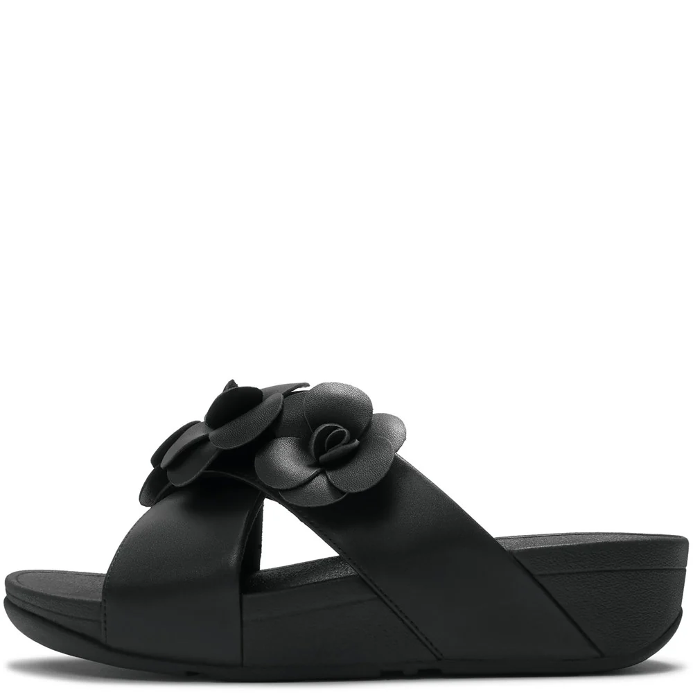 Fitflop Lulu Flower Cross Slides - Image 4