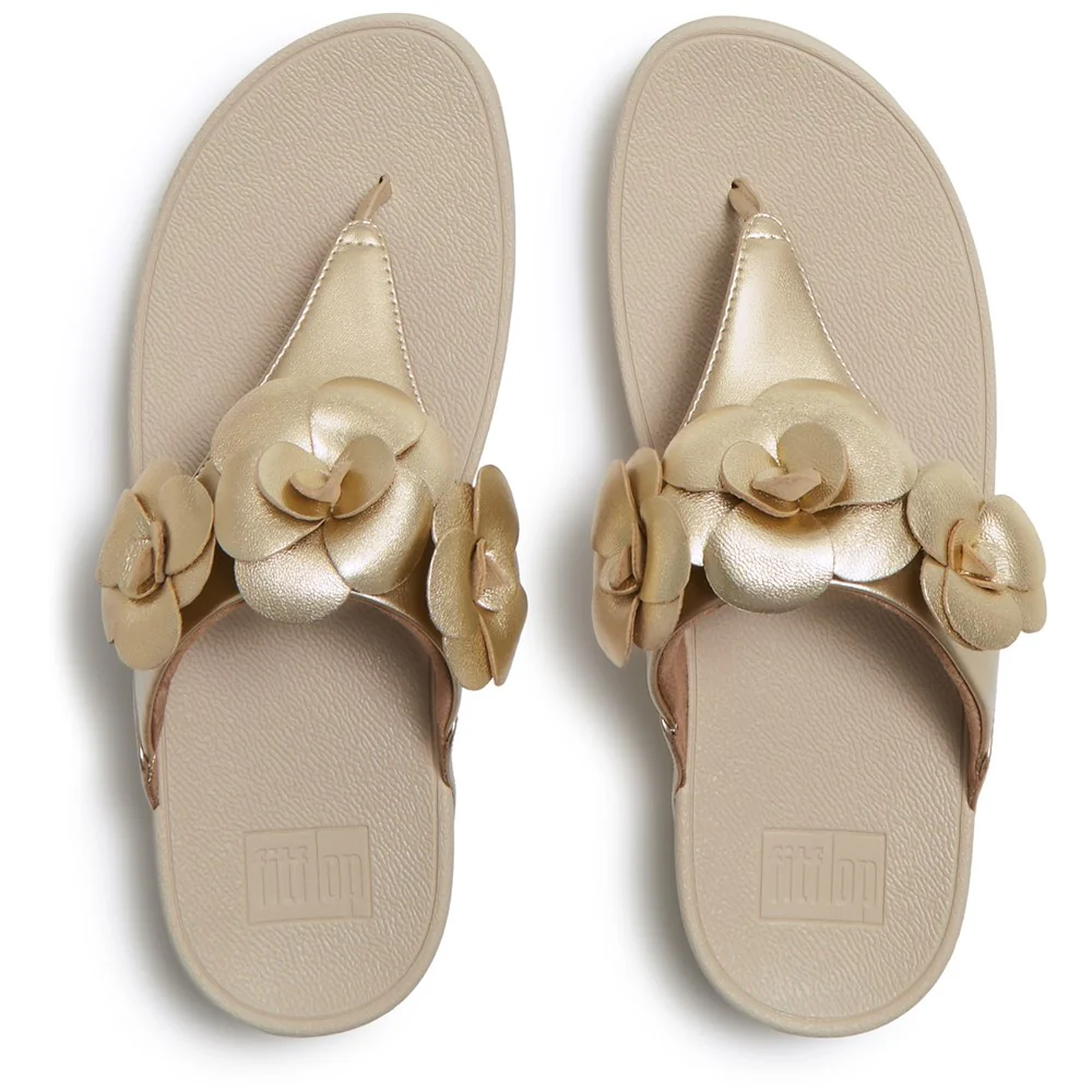 Fitflop Lulu Flower Toe-Post Sandals - Image 3