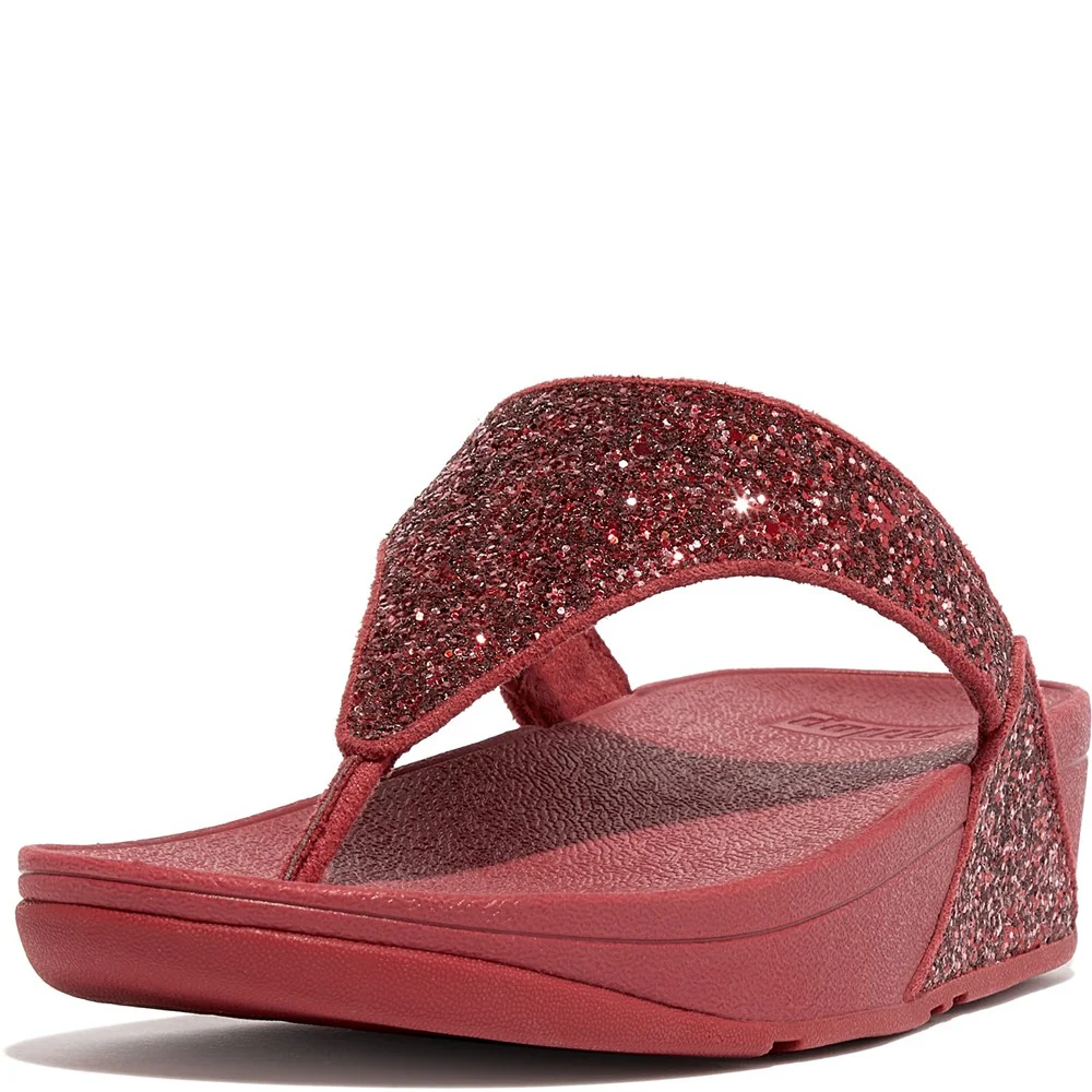 Fitflop Lulu Glitter Toe-Post Sandals - Image 8