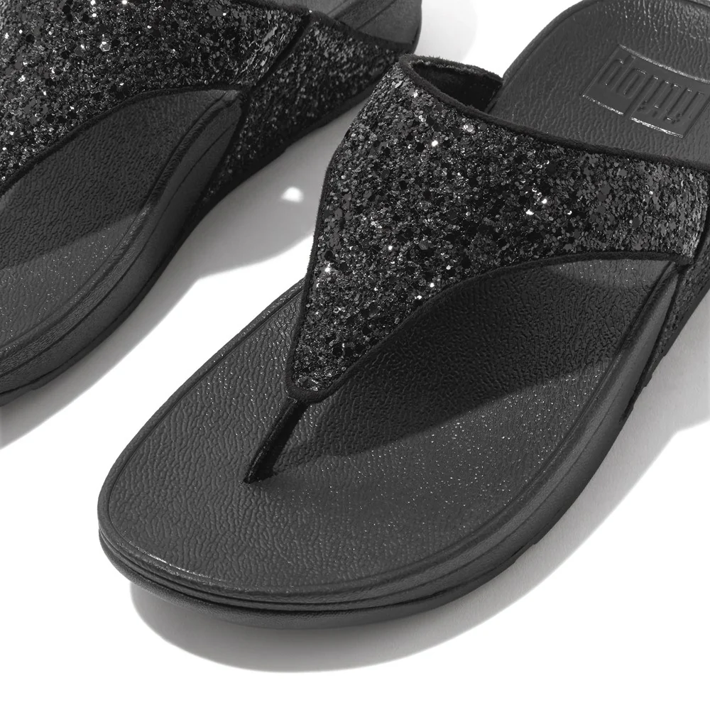 Fitflop Lulu Glitter Toe-Post Sandals - Image 7