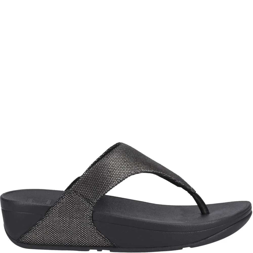 Fitflop Lulu Glitz Toe Post Sandals - Image 6