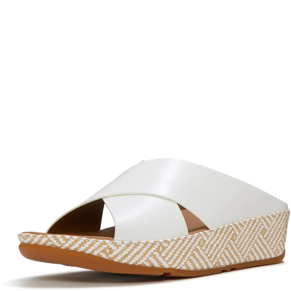 Fitflop Lulu Lux Graphic-Weave Slides